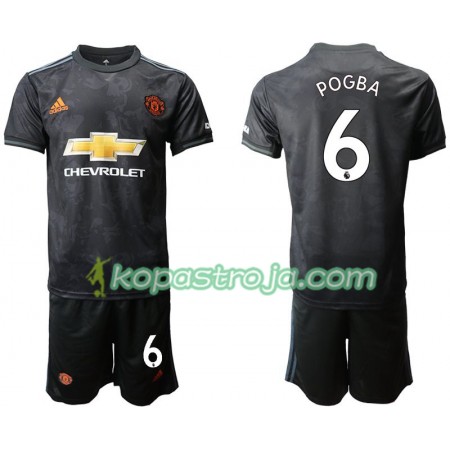 Billiga Fotbollströjor Manchester United Pogba 6 Barn Tredje tröja 2019/20 Kortärmad